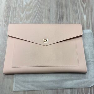 Glass Ladder & Co Portfolio Clutch (blush pink)